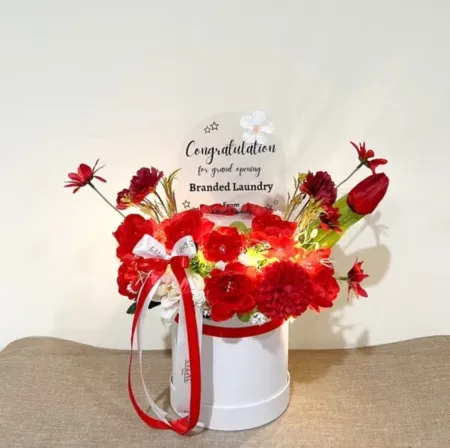 Bloom Box Akrilik Ucapan Grand Opening Pelalawan